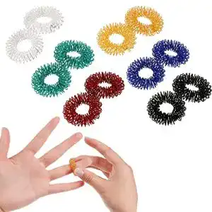 Akupressur-Ring Dacitiery 12 Stück Akupressur Ring, Massagering