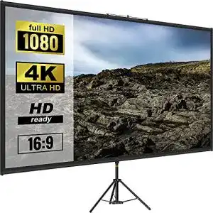 Stativ-Leinwand VEVOR 16:9 Beamer Leinwand Stativ 4K HD Stativ