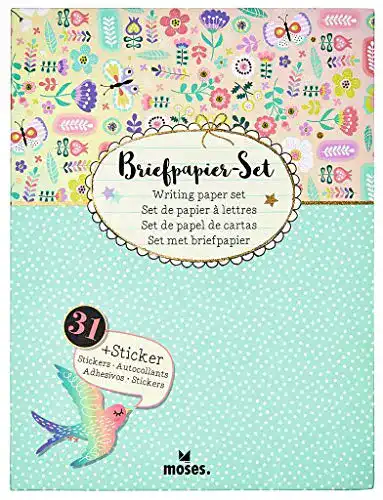 Briefpapier moses. Moses Flowers & Friends -Set