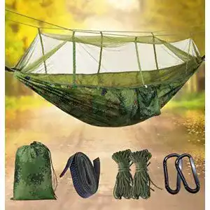 Camping-Hängematte Idefair Hängematte mit Moskitonetz