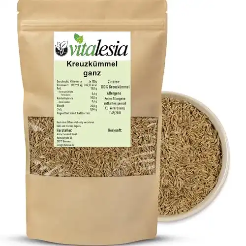 Kreuzkümmel Vitalesia ganze Samen | hohe Reinheit | 5000g