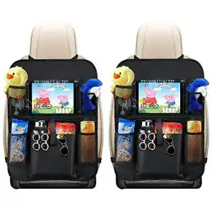 Rückenlehnenschutz Auto Rückenlehnenschutz, opamoo 2 Stück Auto Rücksitz Organizer