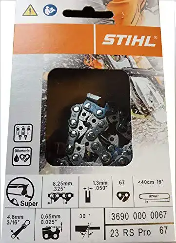 Die beste Stihl-Sägekette Stihl 3690 000 0067 23 RS Pro Rapid Super 2026 Test Bestseller Stihl-Sägekette Stihl 3690 000 0067 23 RS Pro Rapid Super