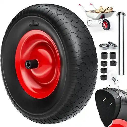 Schubkarrenrad Gardebruk PU Vollgummi 200 kg Pannensicher