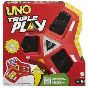 UNO Mattel Games HCC21 Triple Play Kartenspiel
