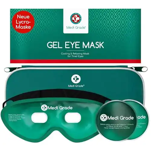 Kühlmaske-Augen Medi Grade Kühlmaske Gesicht, Gel