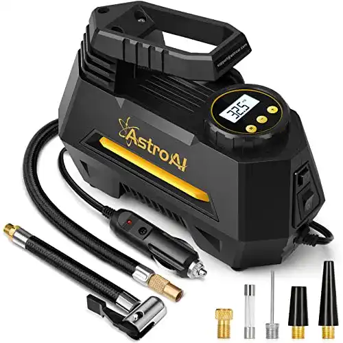 12V-Kompressor AstroAI Luftkompressor mit LCD Bildschirm
