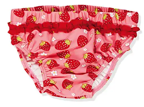 Schwimmwindeln Playshoes Baby-Mädchen UV-Schutz, Erdbeeren
