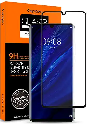 Huawei-P30-Pro-Panzerglas Spigen Panzerglas, volle Abdeckung