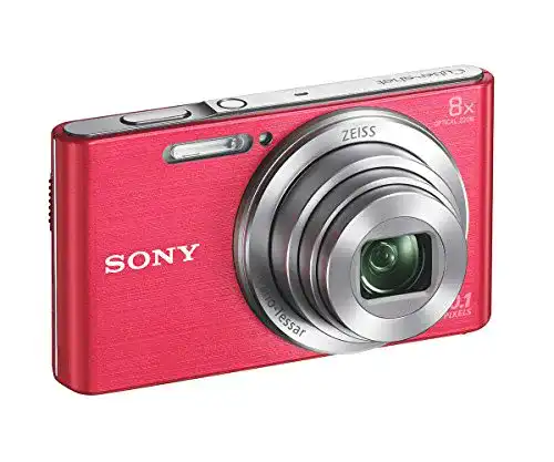 Digitalkamera pink Sony DSC-W830, 20,1 Megapixel, LC-Display