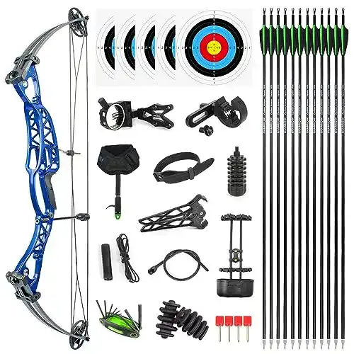 Compoundbogen SHARROW set Jagdbogen 40-60lbs Einstellbar