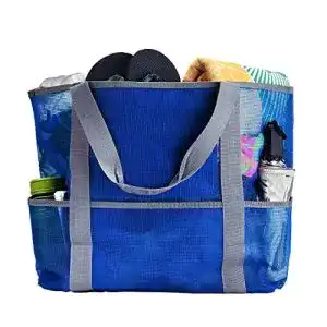 Strandtasche Faletony XXL Netz- Familie Mesh-Strand-Tasche