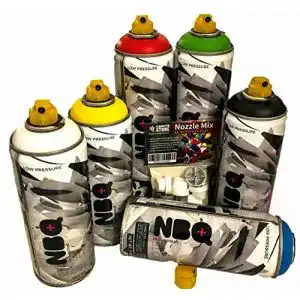 Graffiti-Dosen KLAMOTTEN STORE Spraydosen Set NBQ hochdeckend