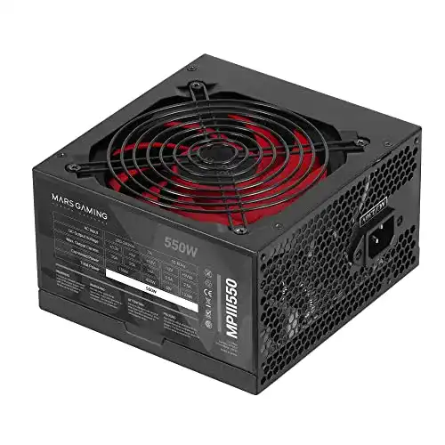 Gaming-Netzteil MARSGAMING Mars Gaming MPIII550, PC ATX 550W