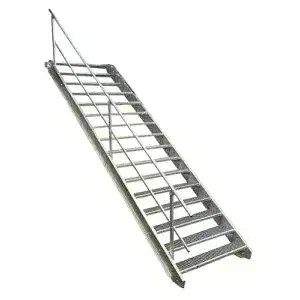 Bautreppe Srm-Design 16 Stufen Stahltreppe