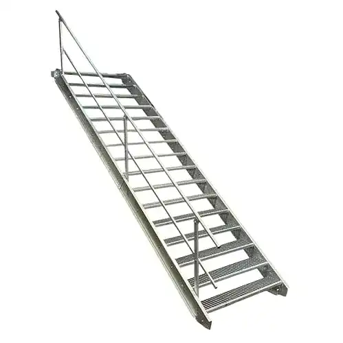 Bautreppe Srm-Design 16 Stufen Stahltreppe