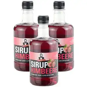 Himbeersirup Sirup Royal e mit Himbeer-Geschmack, 3x 0,5 Liter