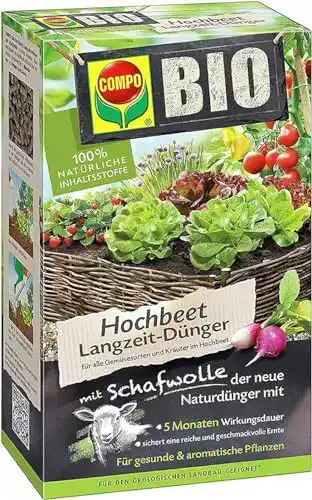 Kräuterdünger Compo BIO Hochbeet Langzeit-Dünger 750 g