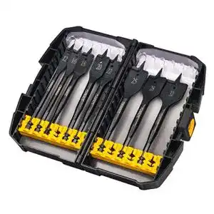 Flachfräsbohrer DEWALT DT7943B EXTREME Holz-Fräsbohrer 8-teilig