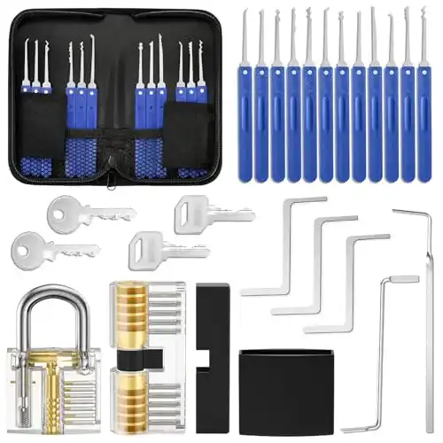 Lockpicking-Set Eventronic – Lockpicking 17-Teiliges Dietrich Set