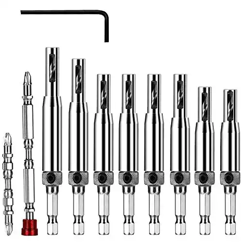 Scharnierbohrer flintronic , 11PCS Zentrierbohrer Satz