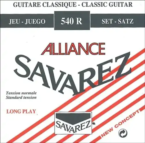 Savarez-Saiten Savarez 540R 6-saitiger Carbon-Klassikgitarrensatz