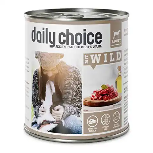 Hundefutter hoher Fleischanteil daily choice – 12 x 800 g