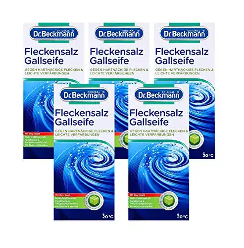 Fleckensalz Dr. Beckmann gegen hartnäckige Flecken, 5x 500 g