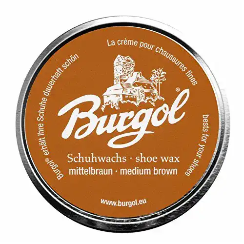 Burgol-Schuhwachs Burgol Palmenwachs-Schuhcreme, 100 ml, mittelbraun