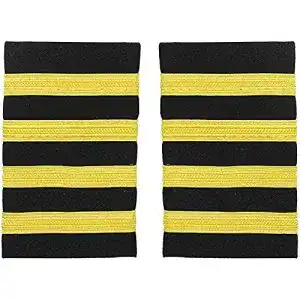 Epaulette ZUYPSK Pilotenuniform mit Goldstreifen