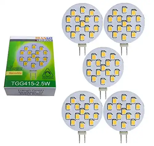 G4-LED Trango 5er Pack G4 LED Leuchtmittel TGG415-2.5W