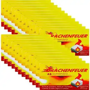 Grillanzünder DIES&DAS Anzündhilfe Drachenfeuer, Gelb/Rot