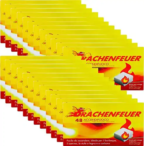 Grillanzünder DIES&DAS Anzündhilfe Drachenfeuer, Gelb/Rot