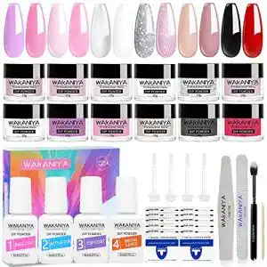 Acryl-Pulver wakaniya Dip Powder Nail Kit, 8 Farben, Starter Kit