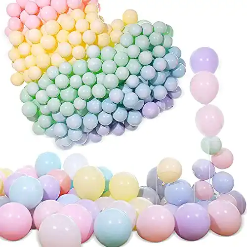 Luftballons GREMAG Macaron Ballon, Bunt Pastell, Latex