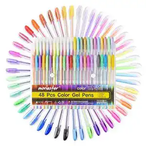 Gelstifte MEIKONG 48 Stück Glitzer Gelschreiber Multicolor