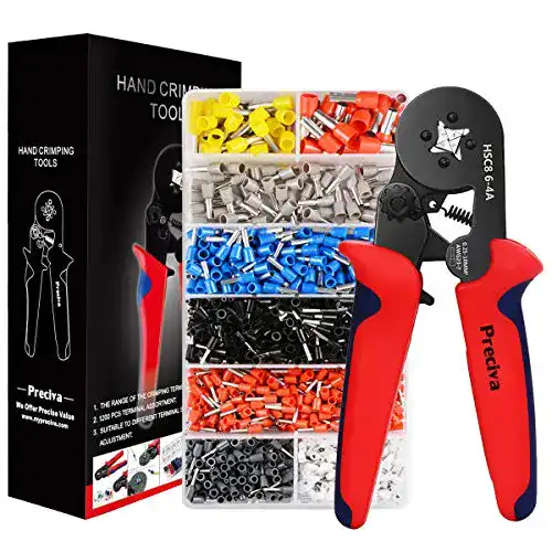 Crimpzangen-Set Preciva Crimpzangen Aderendhülsen Set