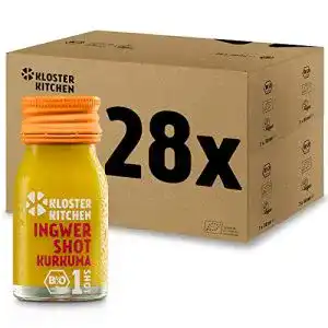 Kurkuma-Shot Kloster Kitchen Bio Ingwer Shot Kurkuma 28x 30 ml