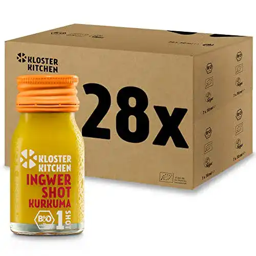 Kurkuma-Shot Kloster Kitchen Bio Ingwer Shot Kurkuma 28x 30 ml