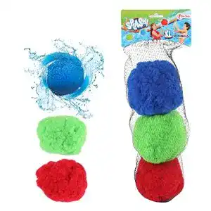 Wasserbombe Toi-Toys wiederverwendbar, Set, Ø 15 cm, 3 Stück