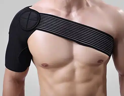 Die beste Schulterbandage ZJchao Elastische Schultergurt, Schwarz 2026 Test Bestseller Schulterbandage ZJchao Elastische Schultergurt, Schwarz