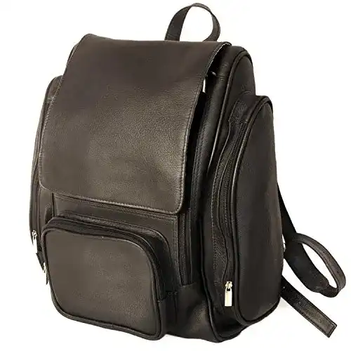 Lederrucksack Jahn-Taschen Großer Laptop Rucksack bis 15,6 Zoll