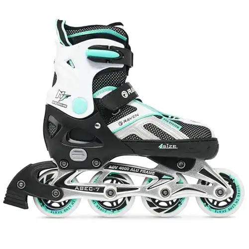 Inline-Skates Herren RAVEN Inlineskates Inliner Pulse verstellbar