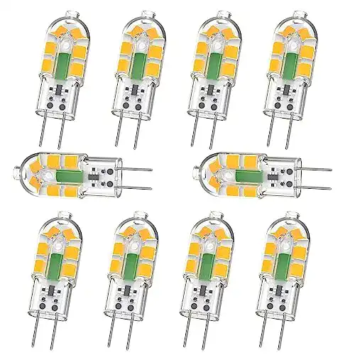 LED-G4 (Warmweiß) JESLED G4 LED Lampen, 2W G4 LED 12V