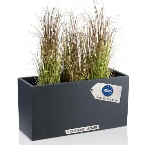 Pflanzkübel (Fiberglas) DECORAS Pflanztrog Blumentrog VISIO