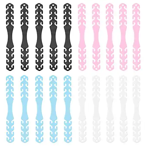 Maskenhalter ZITFRI 20Pcs verstellbar Mundschutzverlängerung