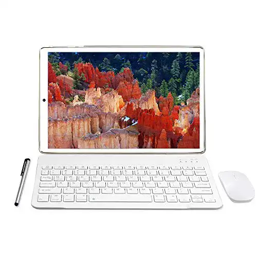 Tablet mit Tastatur Android YOTOPT Tablet 10 Zoll Android 10.0