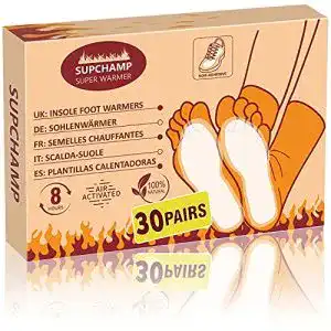 Wärmesohle Supchamp Sohlenwärmer, 6 oder 30 Paar