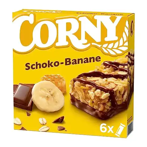 Müsliriegel Corny Schoko-Banane, 150g Schachtel mit 6 Riegeln