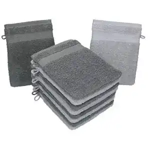 Waschlappen Betz 10 Stück Waschhandschuhe, 100% Baumwolle